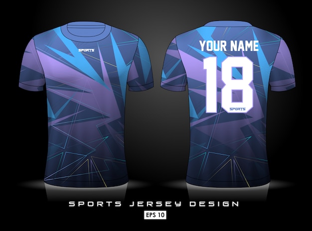 Sjabloon voor sport-jersey