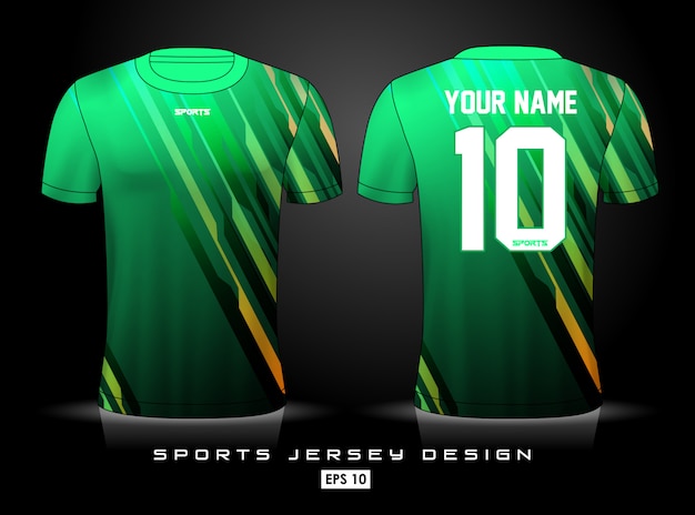 Vector sjabloon voor sport-jersey