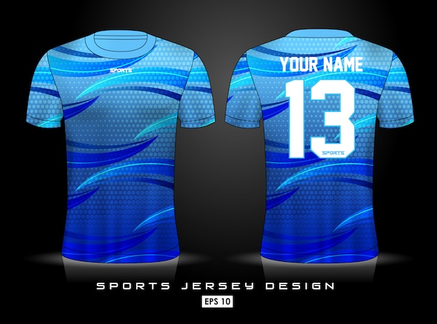 Vector sjabloon voor sport-jersey