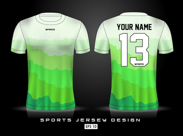 Vector sjabloon voor sport-jersey