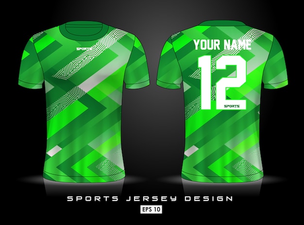 Vector sjabloon voor sport-jersey