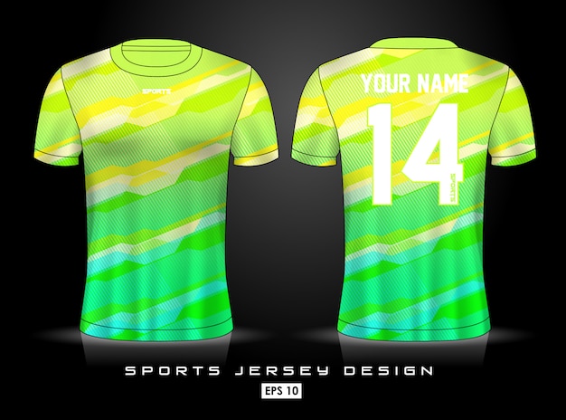 Vector sjabloon voor sport-jersey