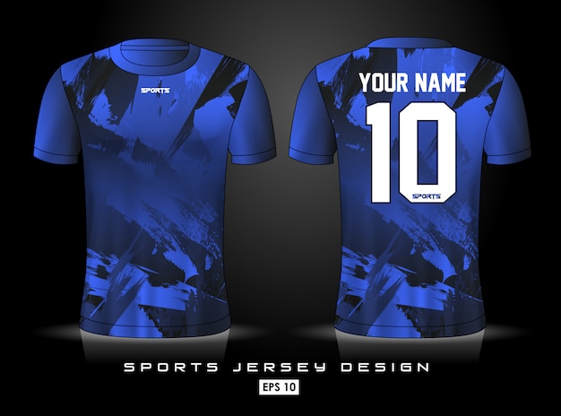 Vector sjabloon voor sport-jersey