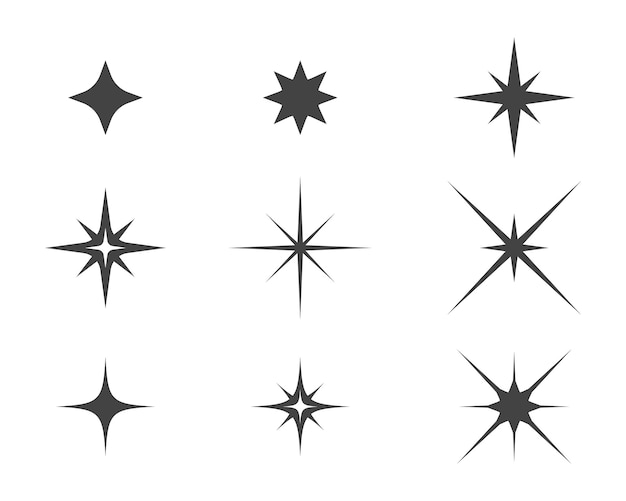 Vector sjabloon voor sterpictogram