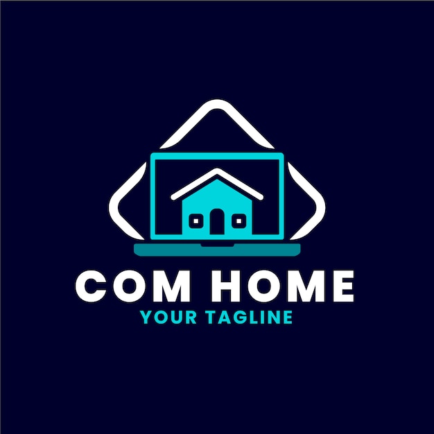 Sjabloon voor technisch computerlogo