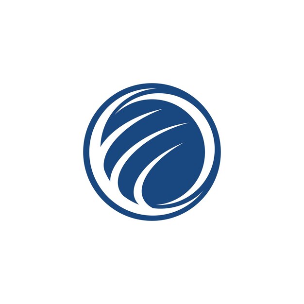Vector sjabloon voor wire world-logo