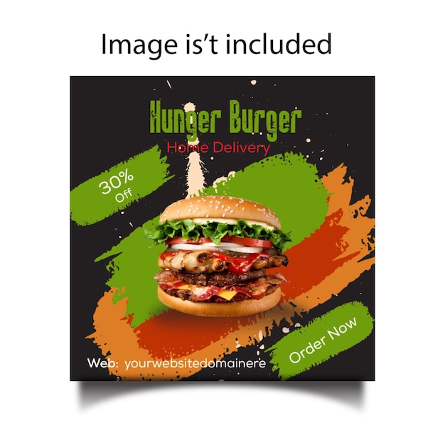 Vector sjabloonontwerp voor eten en restaurant poster