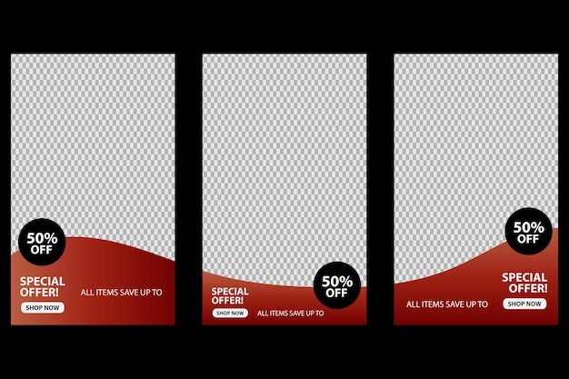 Sjabloonontwerp voor speciale verkoopaanbieding Gratis Vector