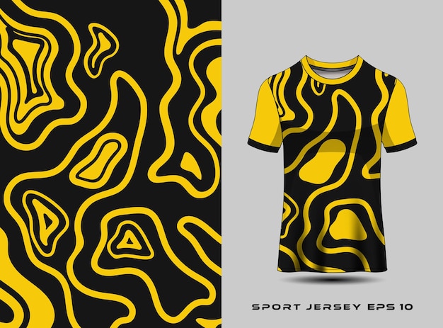 Sjabloonontwerp voor sporttrui