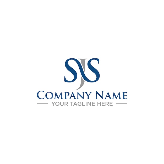 SJS Initial Logo Sign Design