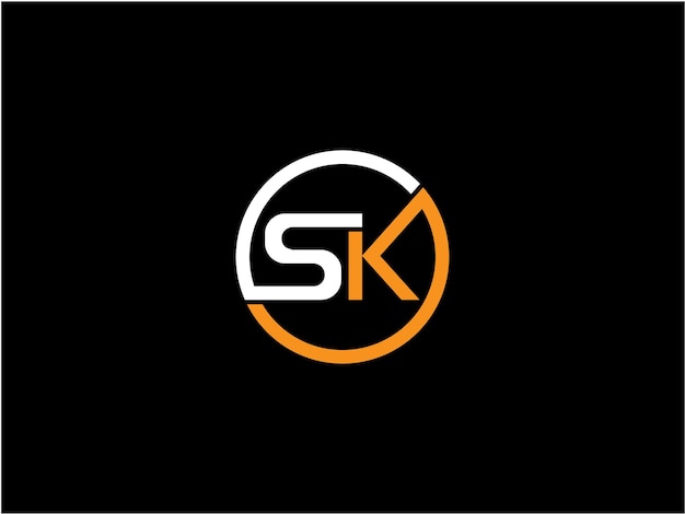 SK  logo design