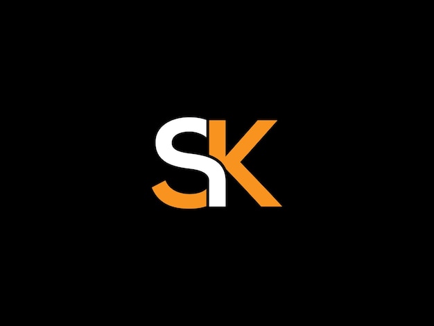 Vector sk logo design