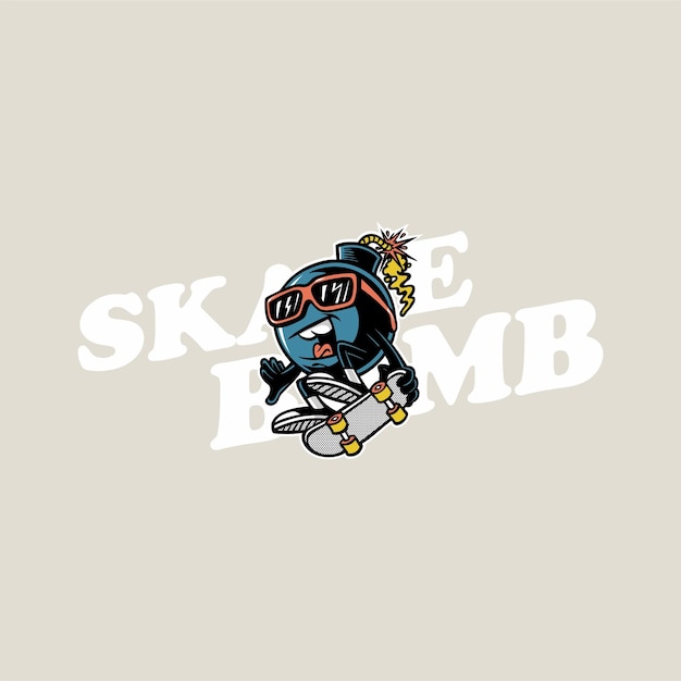 skate bom vector ontwerp