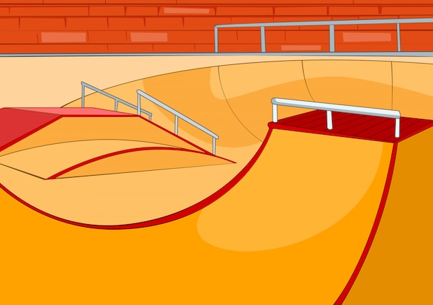 Vector skate ramp