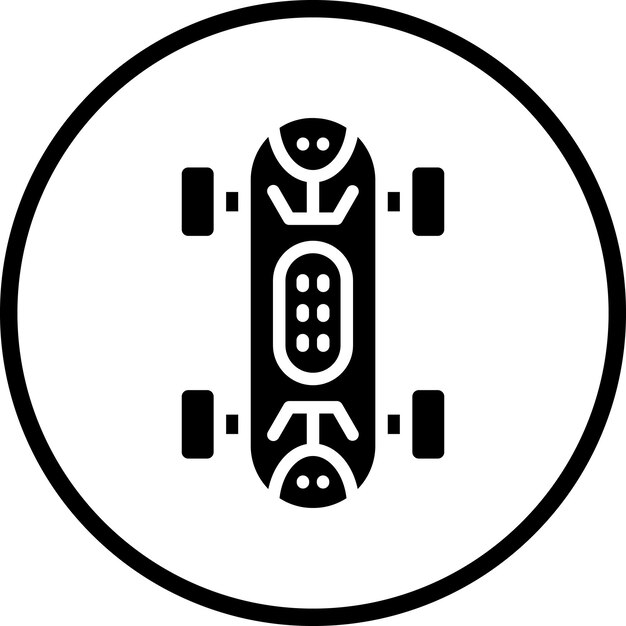 Skateboard Icon Stijl