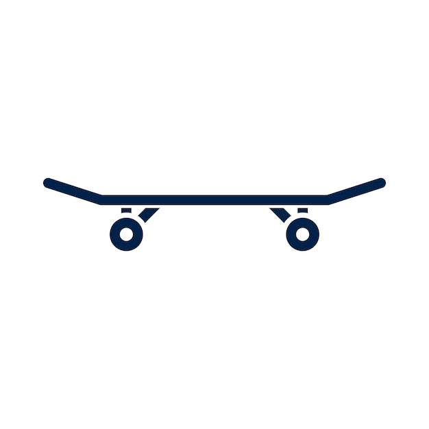 Skateboard icoon vector ontwerp illustratie