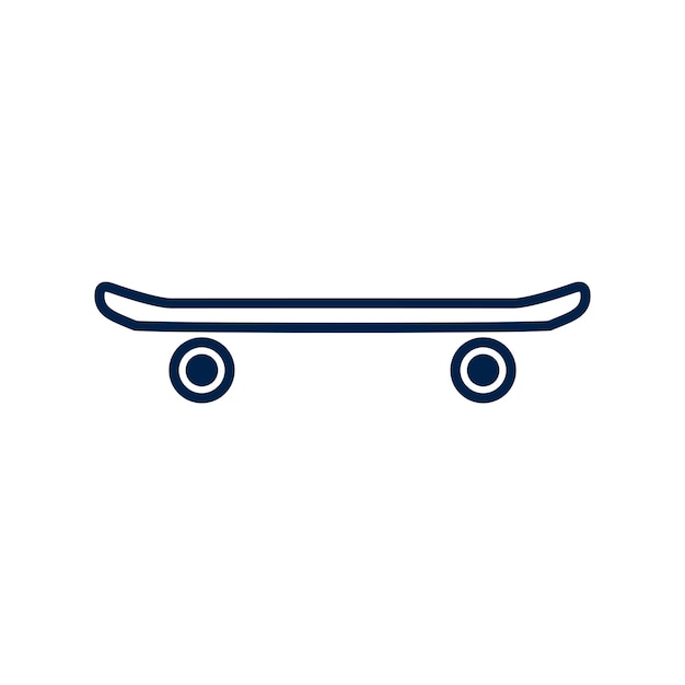 Skateboard icoon vector ontwerp illustratie