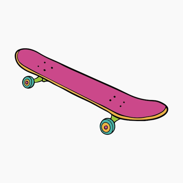 Vector skateboard illustration