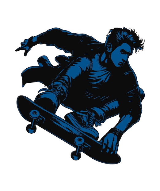 skateboard lifestyle best trending vector design