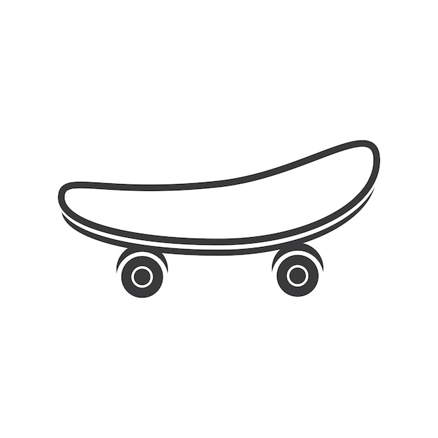 Skateboard logo icon