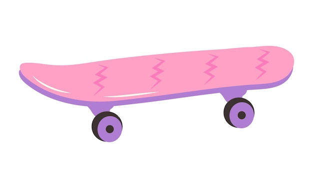 Skateboard Nostalgia for the 80s 90s Extreme sport equipment for youth activity