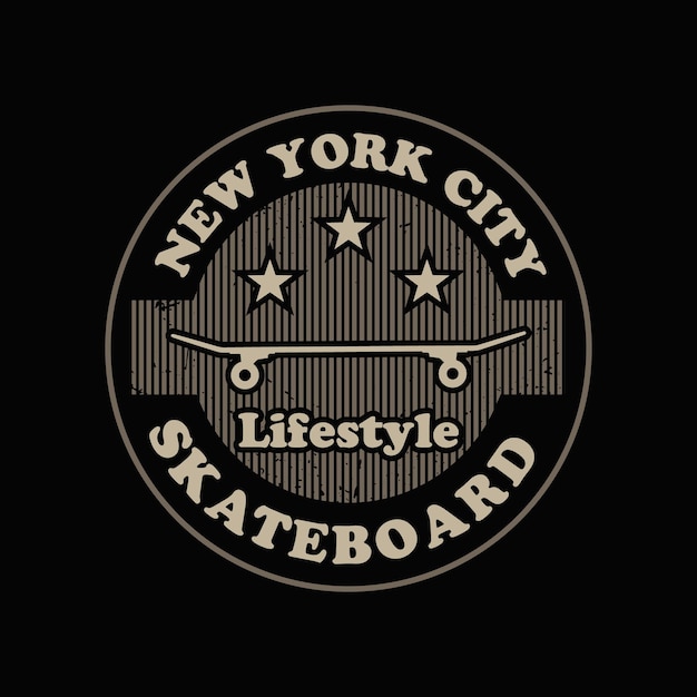 Maglietta da skateboard e design di abbigliamento