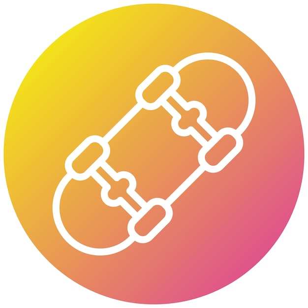Skateboard Vector Icon Design Illustratie