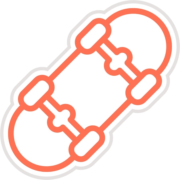 Skateboard Vector Icon Design Illustratie