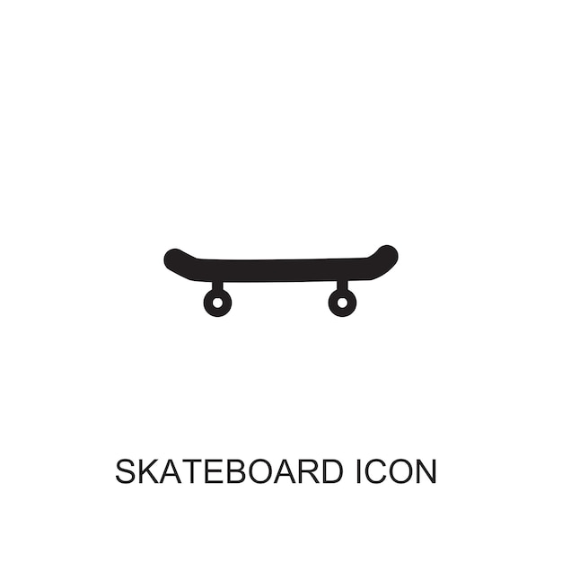 Skateboard vector icon icon