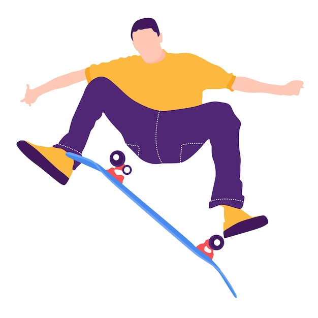 Skateboard Vector kunst