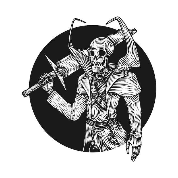 Skeleton swordsman