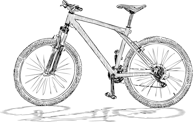 Bike sketch | Pencil on poster board | Clint Gorman | Flickr-as247.edu.vn