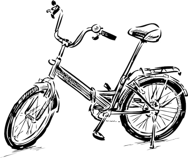 Sketch of a bicycle