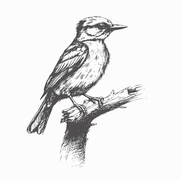 Sketch of birds sketch of bird hand draw