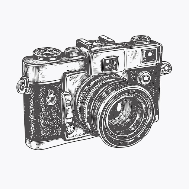 Camera object Collection Hand Drawn Sketch Doodle Stock Vector by  ©redrockerz99 58857543