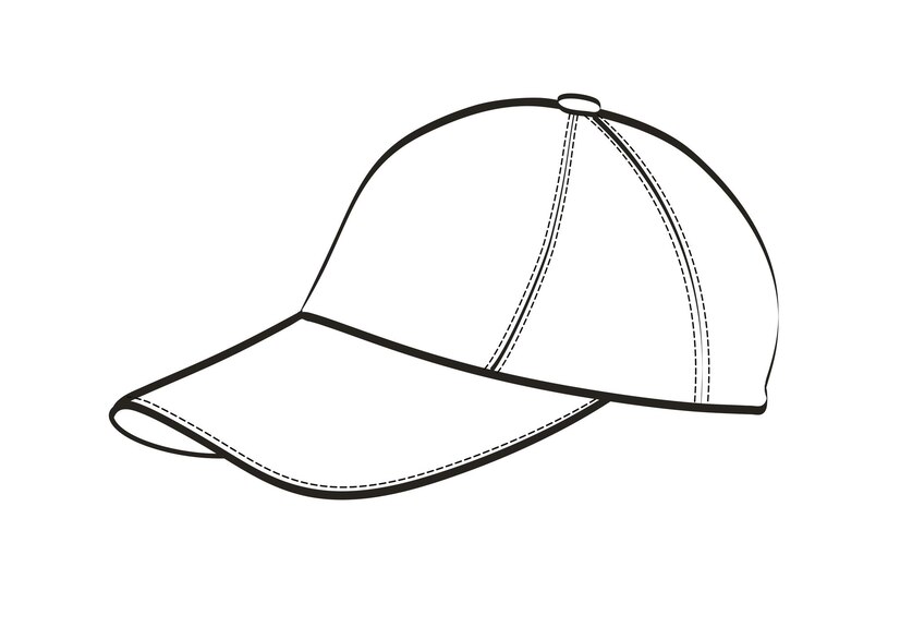 Premium Vector | Sketch of cap on white background