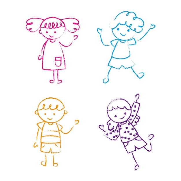 Vector sketch children set