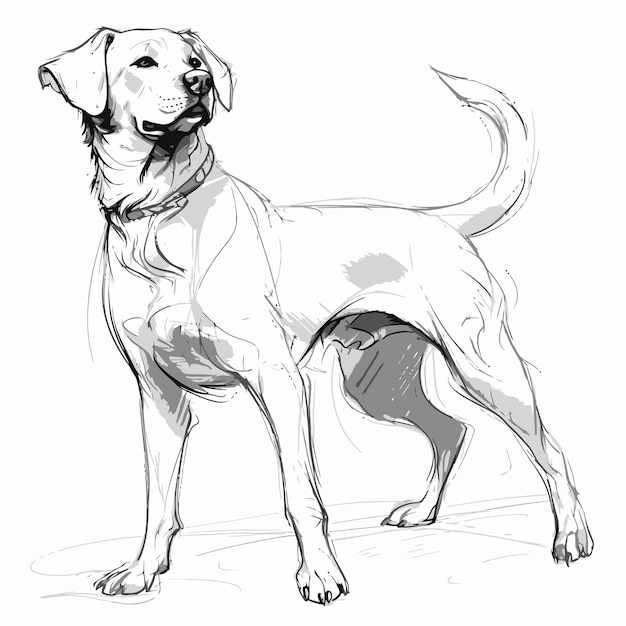 Sketch of a dog