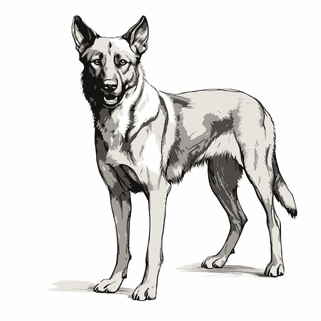 犬のスケッチ