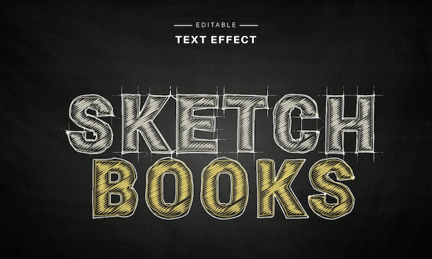 Sketch doodle text effect generator