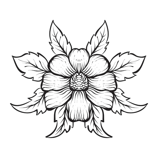 sketch Flower design