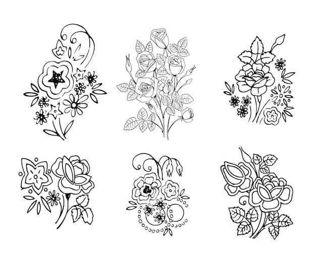 Sketch Flower illustration