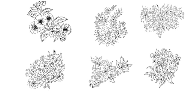 Illustrazione del fiore di schizzo