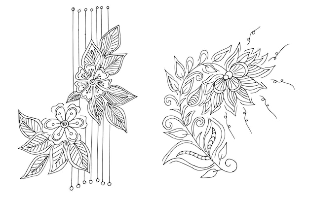 Sketch Flower illustration