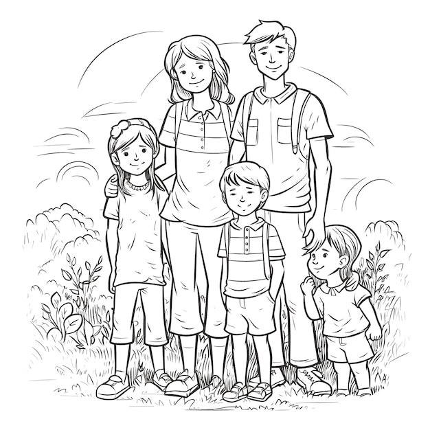 Family Insurance Hand Drawn Sketch Icon Stock Illustration - Download Image  Now - Family, Drawing - Art Product, Doodle - iStock