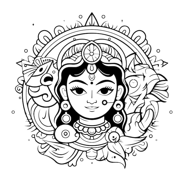 Watch Online Hindi Episode Easy Durga Drawing Navratri Special For Kids -  ShemarooMe