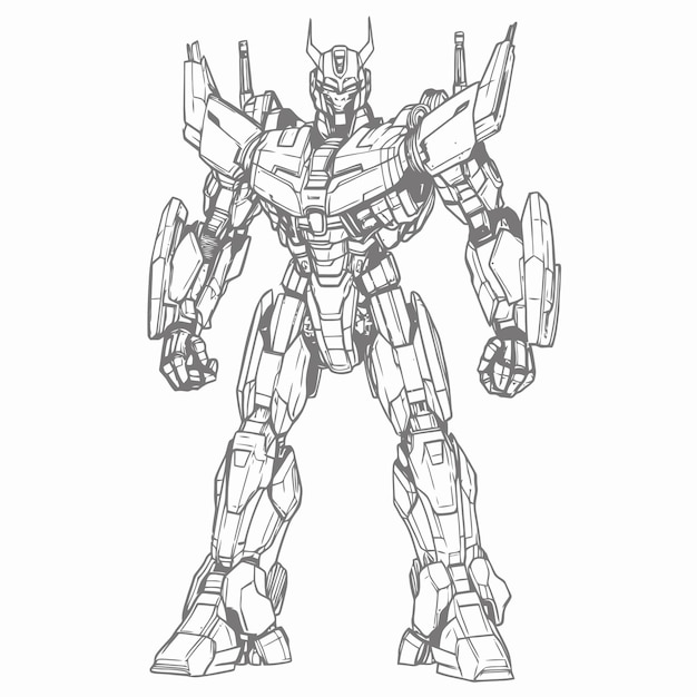 Sketch of mecha