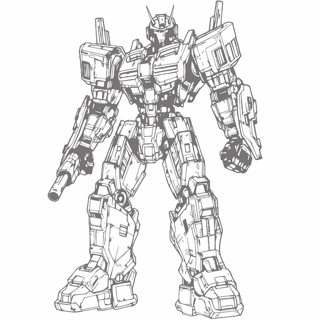 Sketch of mecha