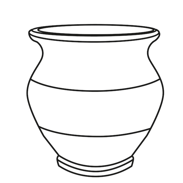 Sketch of an old pot