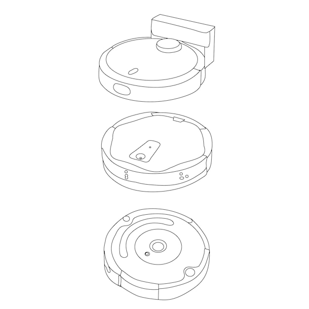 Sketch robot vacuum cleaner